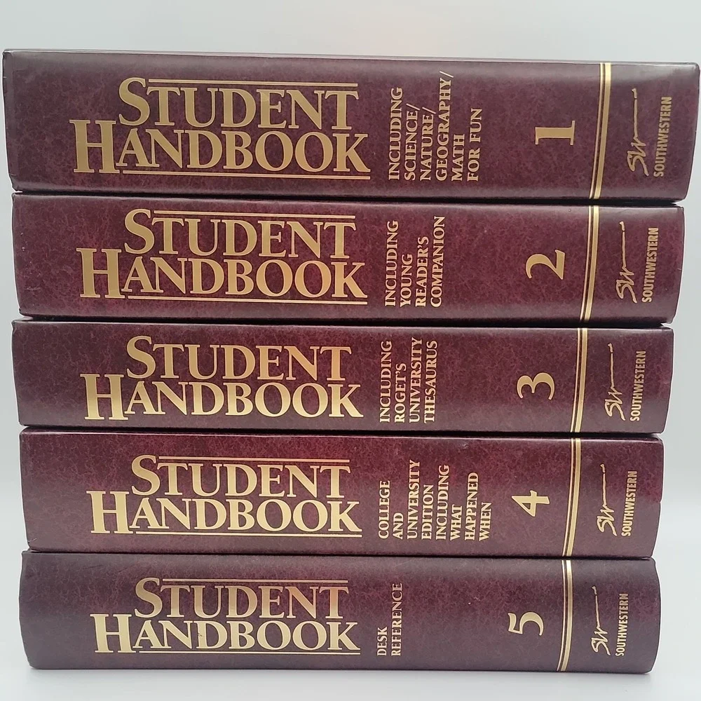 STUDENT HANDBOOK VOLUME 1-5 GREAT CONDITION, Like New‎ Conditions